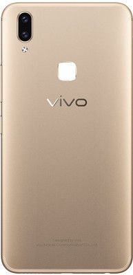 krazeever Vivo V9 Gold Back Panel(Gold)
