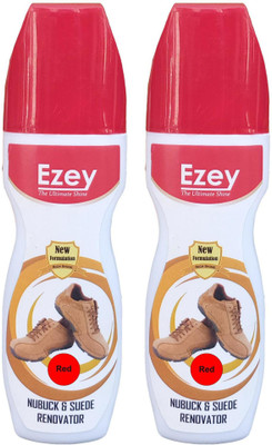 Ezey Nubuck & Suede Renovator (Set Of 2 Pcs) Red Nubuck, Velour, Suede Shoe Renovator(Red)