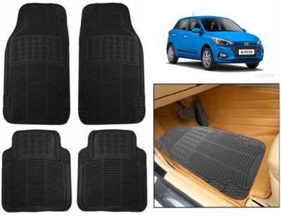 CARMART Rubber Standard Mat For  Hyundai Elite i20(Black)