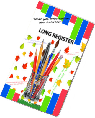 MAJESTIC BASKET Recycled Regular Notebook Ruled 180 Pages(Multicolor, Pack of 5)