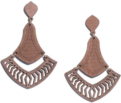 PRITA Wooden Earring For Girls/Women Alloy Drops & Danglers