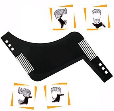 AlexVyan Certified Beard Shaping Template and Beard Comb All-In-One Tool for Men