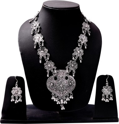 Fashion Factory Alloy Silver Silver Jewellery Set(Pack of 1)