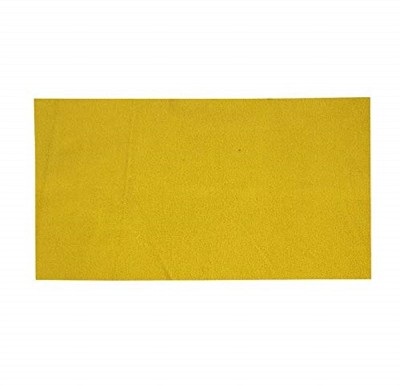 The Furnishing Tree Cotton, Polyester Baby Bed Protecting Mat(Yellow, Medium)