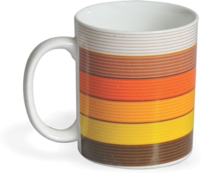 CLAY CRAFT Perfect for Coffee/Tea/Latte Ceramic Coffee Mug(250 ml, Pack of 6)