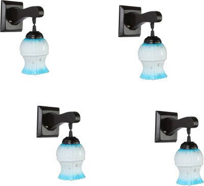 1st Time Wallchiere Wall Lamp Without Bulb(Pack of 4)