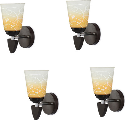 1st Time Wallchiere Wall Lamp With Bulb(Pack of 4)