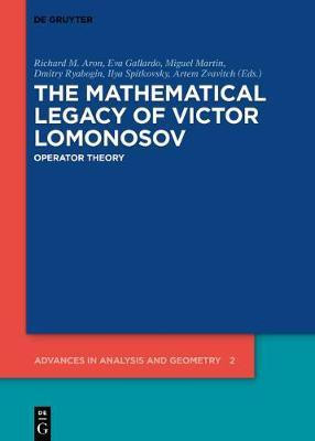 The Mathematical Legacy of Victor Lomonosov(English, Electronic book text, unknown)