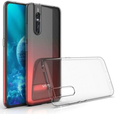 CASE CREATION Back Cover for VIVO V15 Pro, VIVO V15 Pro, VIVO V15 Pro(Transparent, Grip Case, Silicon, Pack of: 1)