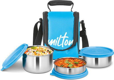 MILTON Tasty Lunch 3 3 Containers Lunch Box(1340 ml)