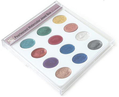 Zig PEARLESCENT WATERCOLOR JEWEL BOX(Set of 12, PEARLESCENT)