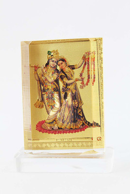 Laps of Luxury Decorative Showpiece  -  10 cm(Glass, Multicolor)