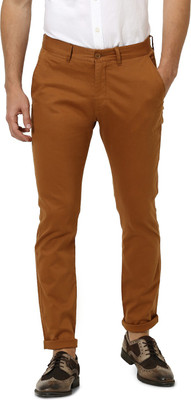 Celio Slim Fit Men Beige Trousers
