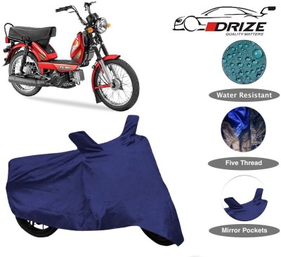 V VINTON Two Wheeler Cover for TVS(Heavy Duty Super XL, Blue)