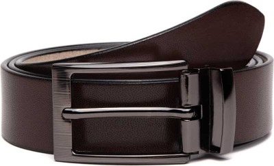 Runsi International Men Casual, Formal, Casual, Evening Brown Genuine Leather Belt