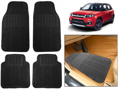CARMART Rubber Standard Mat For  Maruti Suzuki Vitara Brezza(Black)