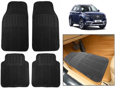 CARMART Rubber Standard Mat For  Hyundai Venue(Black)