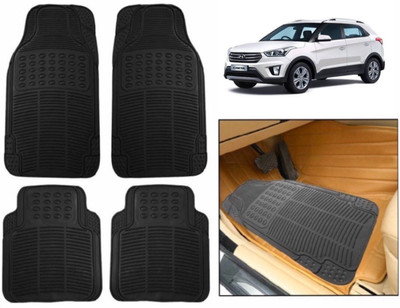 CARMART Rubber Standard Mat For  Hyundai Creta(Black)