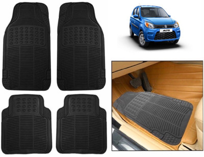 CARMART Rubber Standard Mat For  Maruti Suzuki Alto(Black)