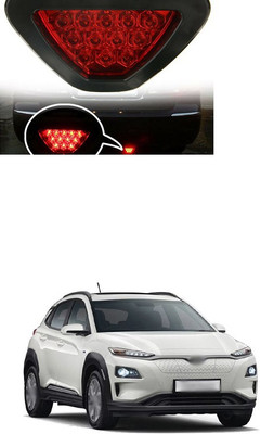 PECUNIA  LED Car Blinking Brake Light Triangle F1 Style Rear Tail Brake Lamp 12V (Red) X88 Car Reflector Light(Red)