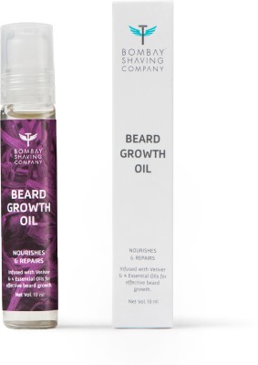 BOMBAY SHAVING COMPANY Beard Growth Oil Roll On For On The Go Mess Free Application- 10 ml Hair Oil(10 ml)