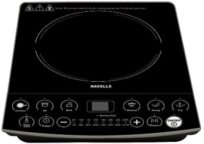 Havells 1900Watt cook High Quality Induction Cooktop (Black, Push Button)