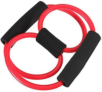 kb marty Strength Elastic Tube Resistance Yoga Workout Resistance Tube(Red,Black)