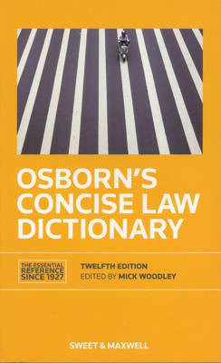 Osborn's Concise Law Dictionary(English, Paperback, unknown)