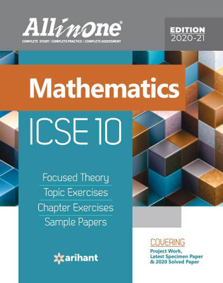 All in One Icse Mathematics Class 10 2020-21(English, Paperback, Malik Divya)
