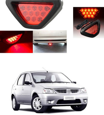 XZRTZ  LED Car Blinking Brake Light Triangle F1 Style Rear Tail Brake Lamp 12V Universal Fit for All Cars (Red) KX110 Car Reflector Light(Red)