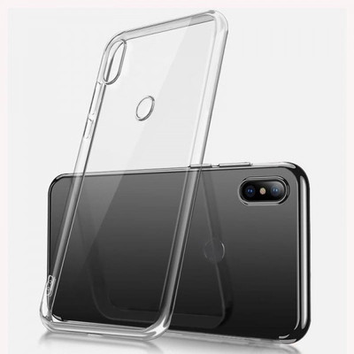 Case Creation Back Cover for Xiaomi MiA2 Soft Phone Case Slim Cover with flexible TPU Technology(Transparent, Camera Bump Protector, Silicon)