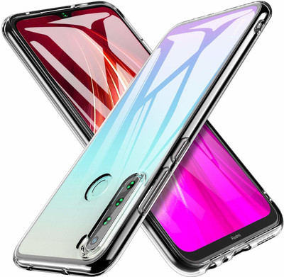 CASE CREATION Back Cover for Mi Redmi Note 8(Transparent, Grip Case, Silicon, Pack of: 1)