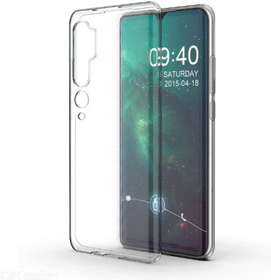 CASE CREATION Back Cover for Xiaomi Redmi Note 10 Soft Phone Case Slim Cover with flexible TPU Technology(Transparent, Camera Bump Protector, Silicon, Pack of: 1)