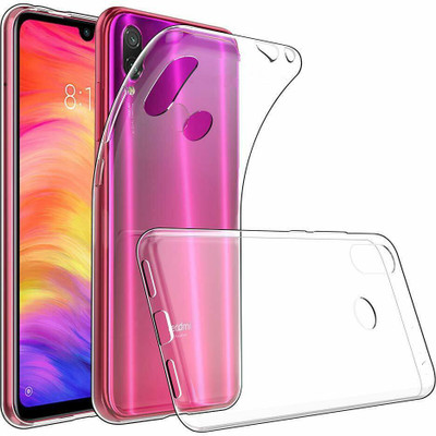 Case Creation Back Cover for Xiaomi Redmi Note 7 Pro Soft Phone Case Slim Cover with flexible TPU Technology(Transparent, Camera Bump Protector, Silicon)