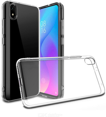 CASE CREATION Back Cover for Xiaomi Redmi 9A Soft Phone Case Slim Cover with flexible TPU Technology(Transparent, Camera Bump Protector, Silicon, Pack of: 1)