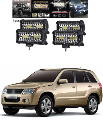 XZRTZ LED Light 7 Inch 120W Combo Led Light Bars Spot Flood Beam for Work Driving Offroad Boat Car Tractor Truck Light Flood (4pcs) FDX29 Headlight Car, Motorbike LED for Maruti Suzuki (12 V, 120 W)(S-Cross, Pack of 2)