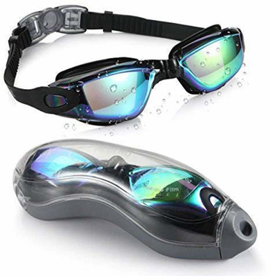 Delidge Unisex Adult's Outdoor Swimming Waterproof Anti-Fog Anti-UV Goggles Swimming Goggles