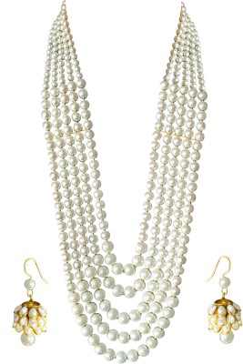 Siddhi art jewellery Shell White Jewellery Set(Pack of 1)