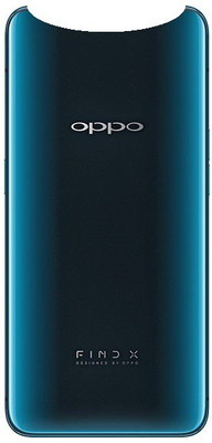 SMART Oppo Find X (Glass) Back Panel(Glacier Blue)