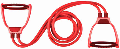 Ample Wings Unisex Double Toning Resistance Tube Resistance Tube(Red)