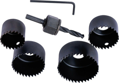 tool trust Good Quality Hole Saw Set Drill Bit Cutting Cutter Round Circular 32Mm/38Mm/44Mm/54Mm - 6 Pieces Rotary Bit Set(6 Bits)