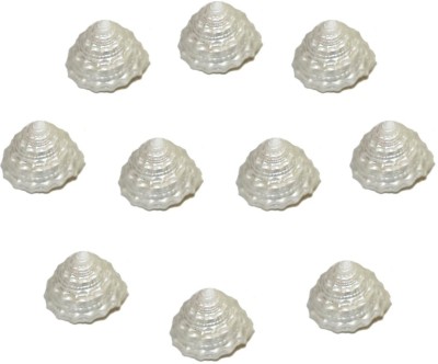 Real Seed Very Small Size Puja Moti Shankh (10 Conch Set) Sacred Shankh(White)