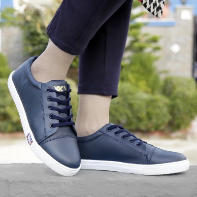 BXXY Bxxy Men's Blue Color Boys Stylish Casual Sneakers Latest Fashionable Shoes ( New Arrival ) All Shoes Sneakers For Men(Blue , 6)