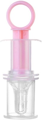 Safe-o-kid Pack of 1-High Quality, BPA Free Silicone Liquid Medicine Feeder/Dropper with Box for Baby Feeder(Pink)