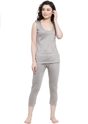 UZARUS Thermal Winter Wear Women Top - Pyjama Set Thermal