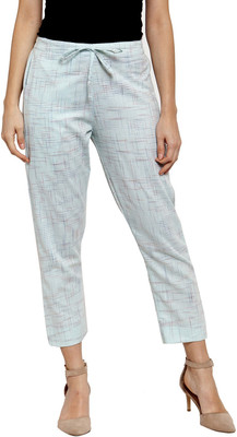 Aarsha Regular Fit Women Light Blue Trousers