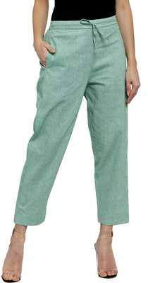 Aarsha Regular Fit Women Green Trousers