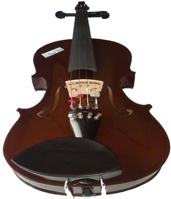 musical works 4/4 Semi- Acoustic Violin(DEEP BROWN GLOSSI Yes)