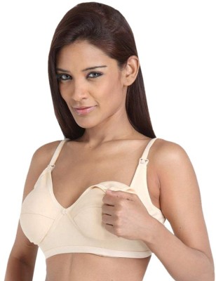 MORPH maternity Nursing Bra Women Maternity/Nursing Non Padded Bra(Beige)