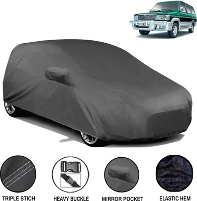 Acto Car Cover For Toyota Qualis (With Mirror Pockets)(Grey, For 2010 Models)